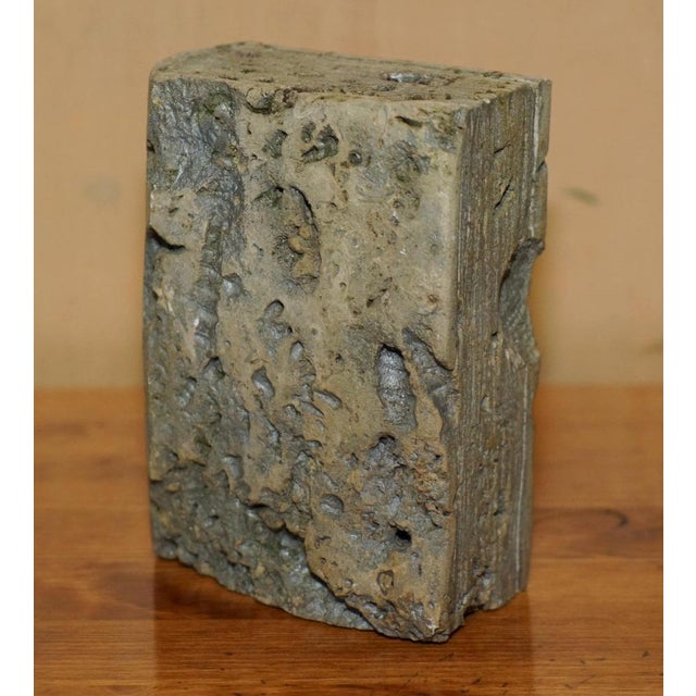 Absolutely exquisite, hand carved from solid rock library book which is part of a suite i have six of these in total made...