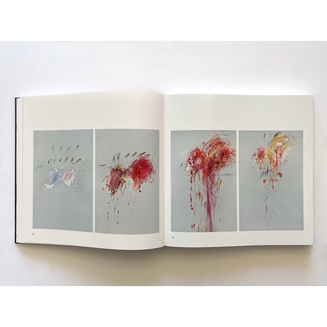 Various Artists Cy Twombly Abstract Expressionist Lithograph Print Paris Retrospective Exhibition Large Volume Hardcover Art Book For Sale - Image 4 of 12