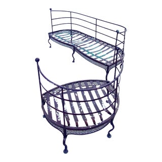 Vintage Wrought Iron Sofa and Chair Set For Sale