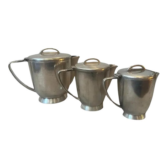 Three 1930s Art Deco Teapots by Gio Ponti for Fratelli Calderoni For Sale