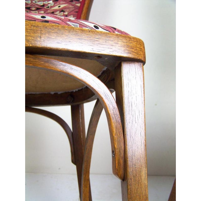 Chairs No. 717 by Gustav Siegel for Thonet, 1920s, Set of 4 For Sale - Image 9 of 13