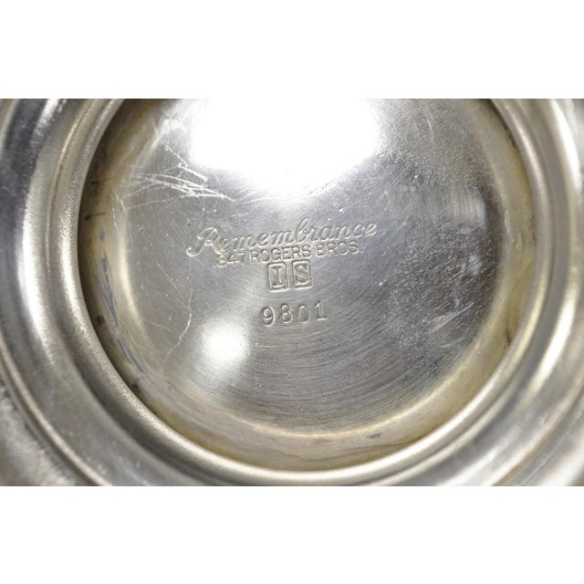 Vintage Rogers Bros. "Remembrance" Silver Plated Victorian Coffee Pot Teapot For Sale - Image 13 of 14