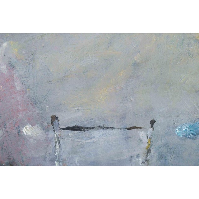 Modern Håkan Wennström, Grinden, Abstract Composition, 1985, Oil on Canvas For Sale - Image 3 of 7