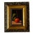 Original Realistic Oil Painting of a Mandarin Orange in Ornate Gold Frame For Sale