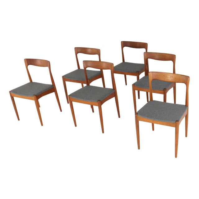 Chairs by Arne Vodderr for Vamo Møbelfabrik, 1960s, Set of 6 For Sale