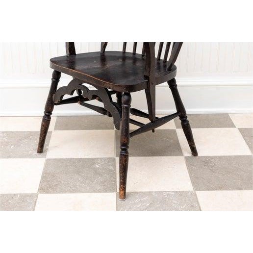 Early 20th Century Early 20th Century Heywood-Wakefield Spindle Back Armchair For Sale - Image 5 of 10