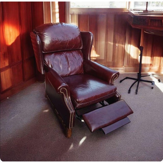 Experience the comfort & design with the Barcalounger Chippendale Recliner Crafted in the USA, this luxurious piece is...