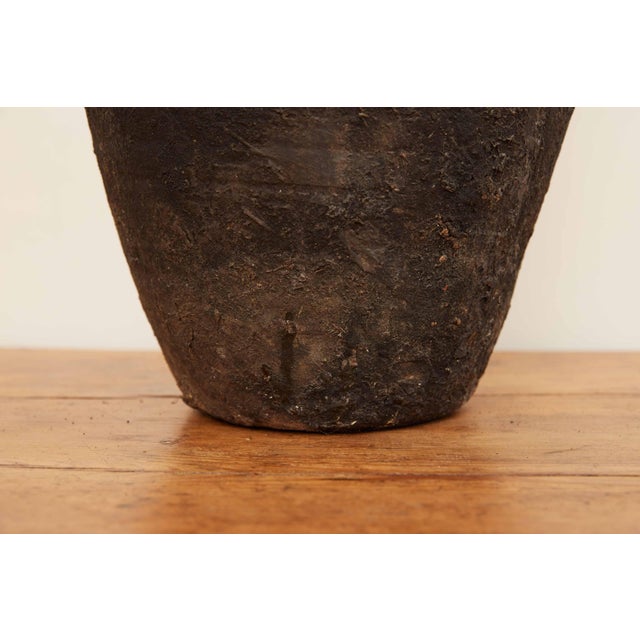 19th Century Vintage Medium Black Olive Pot For Sale - Image 5 of 12