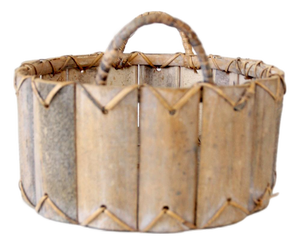 Vintage Bentwood Gathering Basket