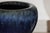 Vintage Chinese Blue-Glazed Ceramic Planter with Rounded Form and Brown Accents For Sale - Image 10 of 18