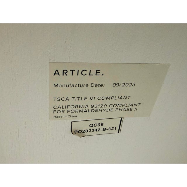 Article Mara Carrara Marble Café Table For Sale - Image 9 of 12