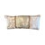 Italian Vintage Fortuny Champagne color and Pale blue design featuring gold metallic braid detailing and natural feather...