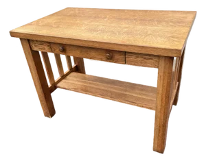 Early 1900s Arts & Crafts Oak Desk