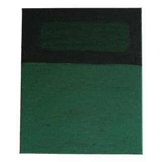 Bodasca, Minimalist Green Canvas Inside Garden, 2026, Canvas For Sale