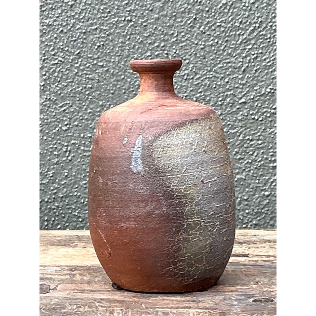 Late 20th Century Vintage Original Raku Studio Pottery For Sale - Image 5 of 12
