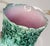 English Late 19th Century Majolica Turquoise Celery Vase For Sale - Image 3 of 11