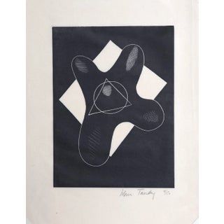 John Tandy, "Untitled 1", Abstract Woodcut For Sale