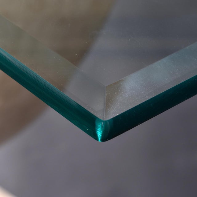 Glass Robert Marcius for Maitland Smith Arched Tessellated Stone Console Table For Sale - Image 7 of 13