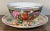 Chinese Vintage Chinese Zhongguo Chao Cai Mille Fleur Porcelain Tea Bowl and Saucer Set For Sale - Image 3 of 8