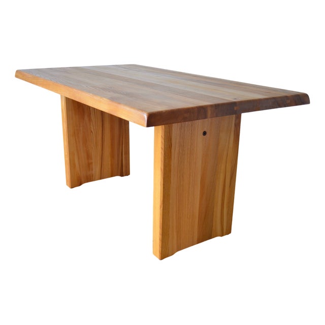 Vintage French T14 Dining Table by Pierre Chapo, 1960s For Sale