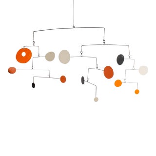 Metal Modernist Mobile Signed by Artist William Wesley For Sale