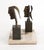 Carlos De La Mota, Carlos De La Mota Argentina Cubist Wrought Iron Sculpture Marble Base, Brutalist For Sale - Image 15 of 15