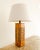 1960s Cork + Pine Table Lamp For Sale - Image 4 of 8