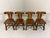 Mid-Century Modern Brutalist Oak Dining Chairs, 1970s, Set of 4 For Sale - Image 3 of 16