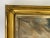 Antique Seascape Oil Painting With Lemon Gold Frame For Sale - Image 4 of 13