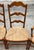French Country Vintage Ladder Back Rush Seat Dining Chairs Set of 4 For Sale - Image 3 of 12