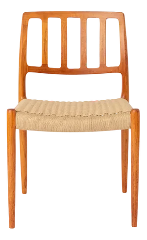 Vintage Danish Model 83 Chair in Teak Wood by Niels Otto (N. O.) Møller for J.L. Møllers