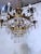 Brass Vintage Brass Empire Style Chandelier For Sale - Image 8 of 11
