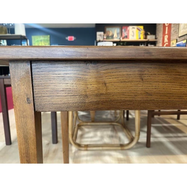 Antique French Farmhouse Work Table W/ Drawer For Sale - Image 16 of 17
