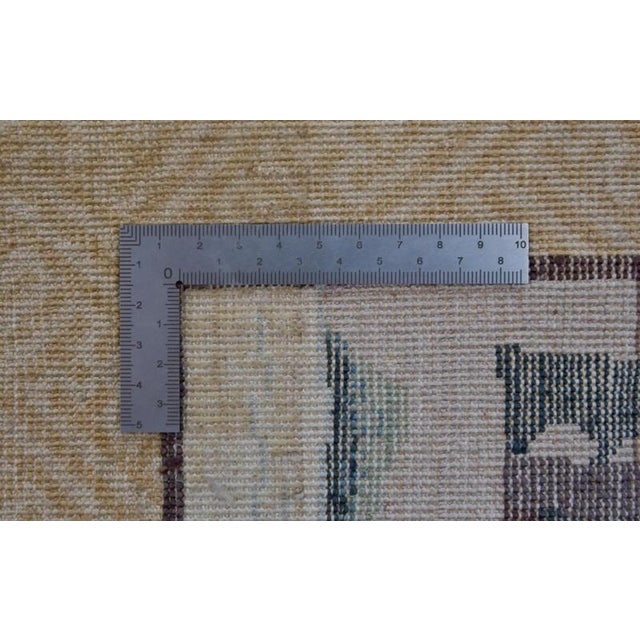 Textile Silk Pictorial Rug with Landscape For Sale - Image 7 of 8