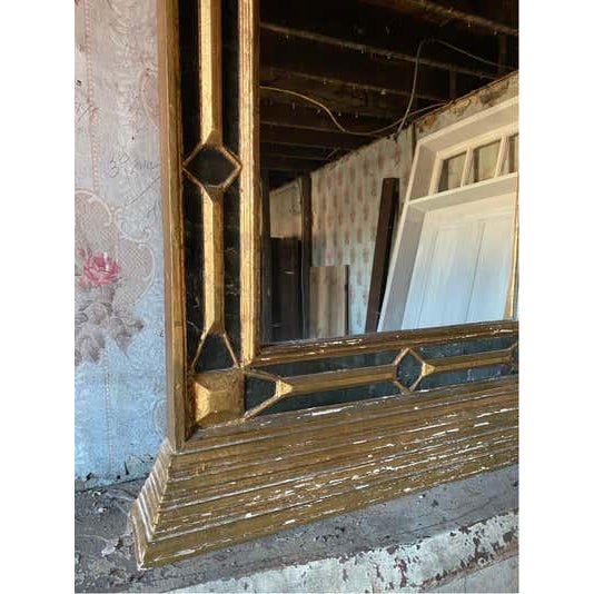 Italian Giltwood Wall Mirror, Hollywood Regency, Lattice Design, 1965 For Sale - Image 4 of 15