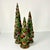 Plastic 1990s Vintage Americana Boho Chic Christmas Holly Topiary Trees Holiday Accents - Set of 3. For Sale - Image 7 of 17