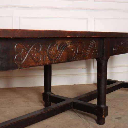 Antique Spanish Monastry Table For Sale - Image 3 of 10