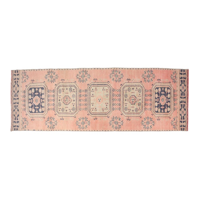 Vintage Anatolian Hallway Kurdish Runner For Sale