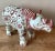 Oxblood Red Vintage Boho Glazed Ceramic Ming Rhinoceros For Sale - Image 8 of 11