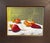 Convergence of Peppers and Beets by Timothy J. Standring | Oil on Gesso Panel Still life of peppers and beets For Sale