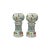 Elevate your home décor with this exquisite pair of antique Chinese porcelain candle holders / vases , featuring vibrant...