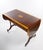 Elegant antique mahogany console table, dating to the mid to late 19th century, circa 1870–1880. The table features a...
