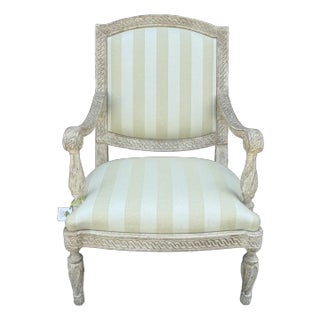 1 of 2 Dennis & Leen Formations Arm Chair W Rose Tarlow Melrose House Fabric For Sale