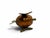 Vintage Mid-Century Mixed-Metal Copper & Brass Mechanical Fish Ashtray For Sale In West Palm - Image 6 of 6