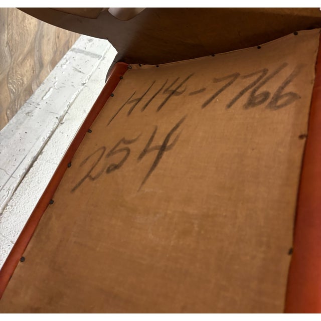 Vintage Hibriten Victorian Style Carved Walnut Savonarola Parlor Armchairs For Sale - Image 9 of 12