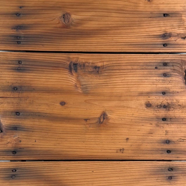 Mid-Century Modern Japanese Wabi-Sabi Wooden Sugi Plateau, 1930s For Sale - Image 3 of 13