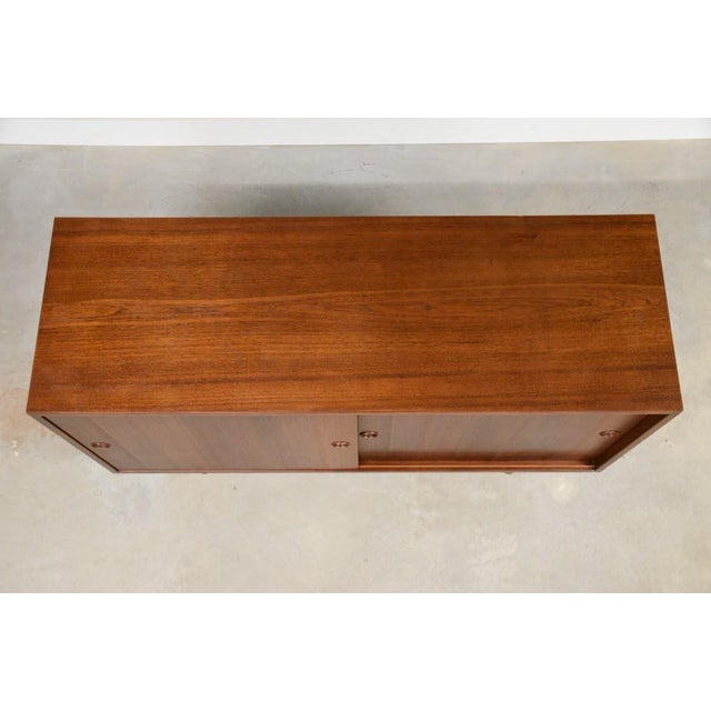 Wood Refinished Borge Mogensen 53” Teak Credenza For Sale - Image 7 of 12
