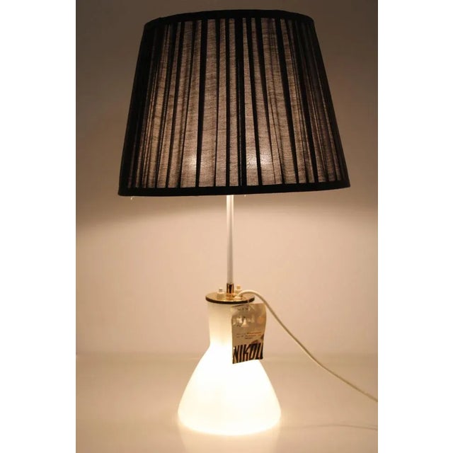 1950s Table Lamp with Light Foot from Rupert Nikoll, 1950s For Sale - Image 5 of 13