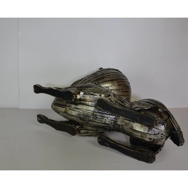 1970s Metal Loin Sculpture For Sale In Los Angeles - Image 6 of 7