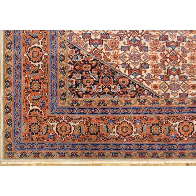 Persian Antique Persian Tabriz Oriental Carpet in Room Size with Herati Design For Sale - Image 3 of 5